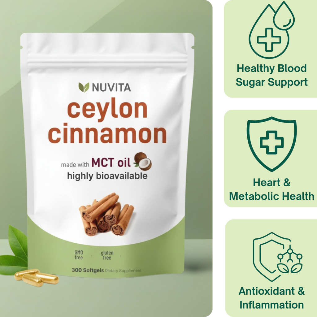 Nutiva® Ceylon Cinnamon Softgels