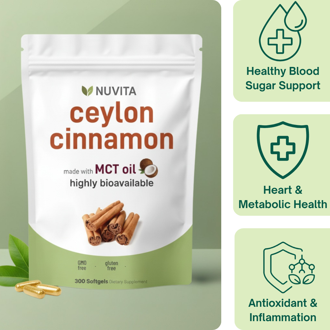 Nutiva® Ceylon Cinnamon Softgels