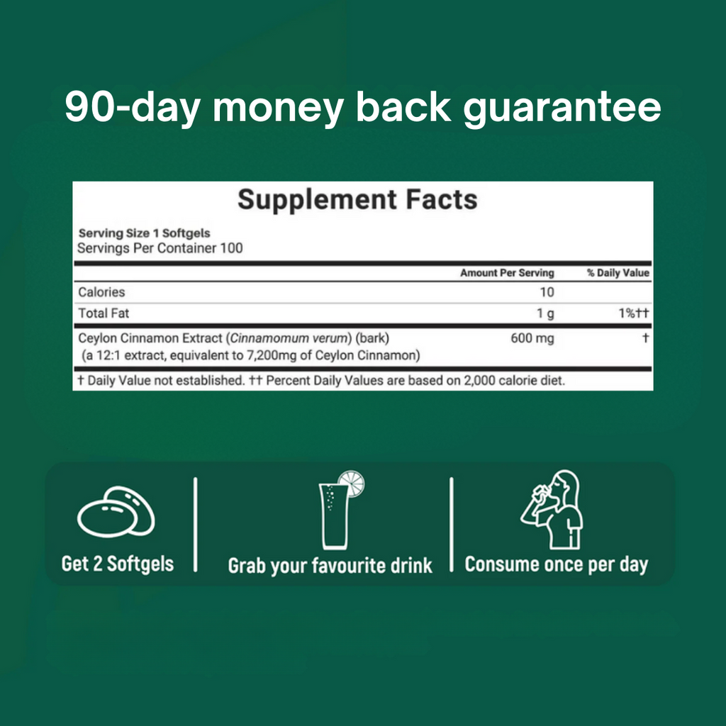 Nutiva® Ceylon Cinnamon Softgels